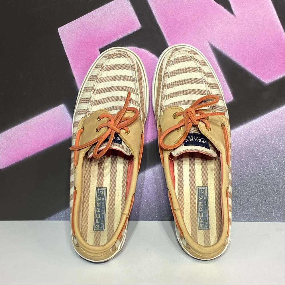 Sperry Top Sider 2 Eye Boat Shoes Striped - Picture 6 of 8